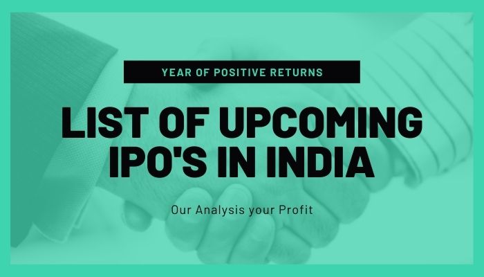 upcoming IPO's in India