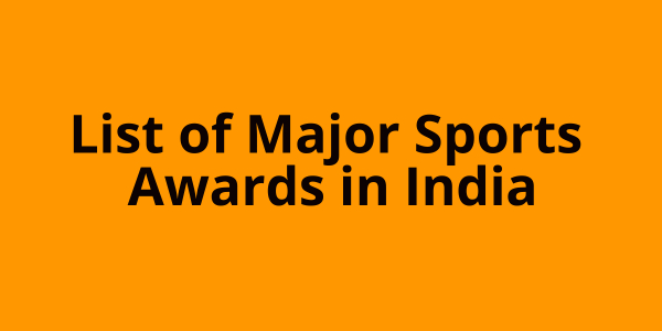 List of National Sports Awards in India