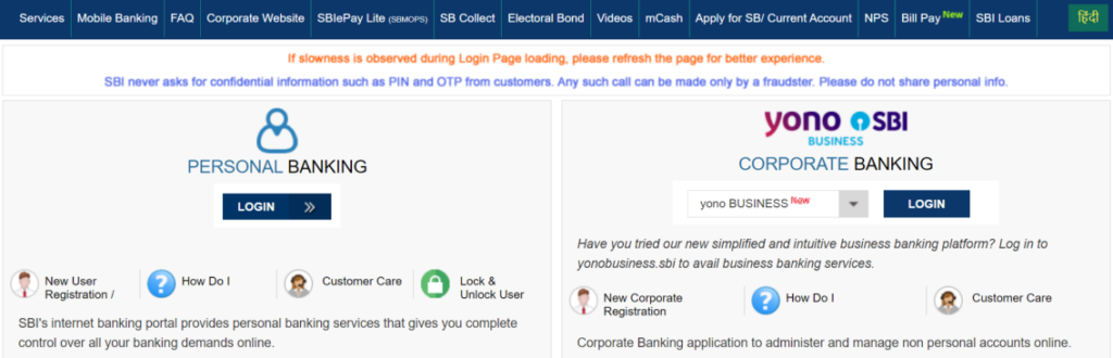 what is SBI internet banking