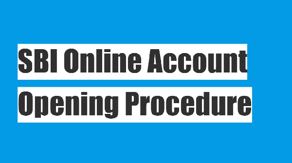 SBI Online Account Opening Procedure